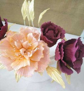 flores de pasta de goma valencia